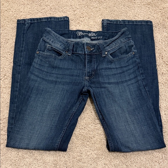 Wrangler Denim - Wrangler Women's Dark Blue Boot Cut Jeans